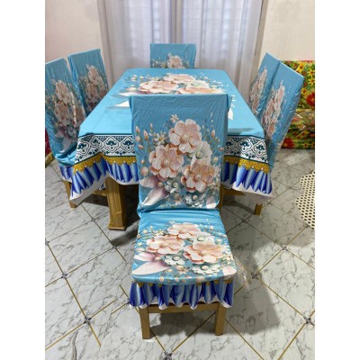 ওয়াটারপ্রুফ টেবিল কভার ও কুঁচি করা চেয়ার কভার