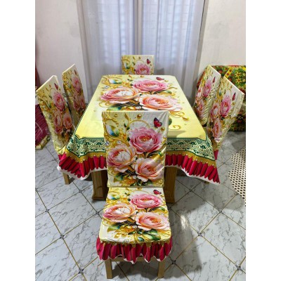 ওয়াটারপ্রুফ টেবিল কভার ও কুঁচি করা চেয়ার কভার