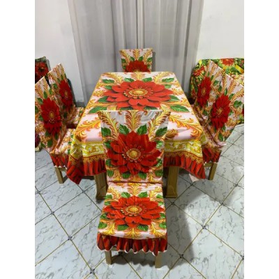 ওয়াটারপ্রুফ টেবিল কভার ও কুঁচি করা চেয়ার কভার